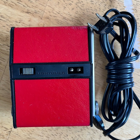 Vintage Lightolier Model 1073 “Automotive” Collapsible Lamp Red&Black Working! - Picture 6 of 10